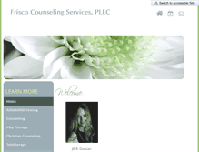 Tablet Screenshot of frisco-therapy.com